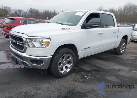2022 Ram 1500 Big Horn 4X4 5'7 Box z USA, uszkodzony, nr VIN 1C6SRFFT8NN428354